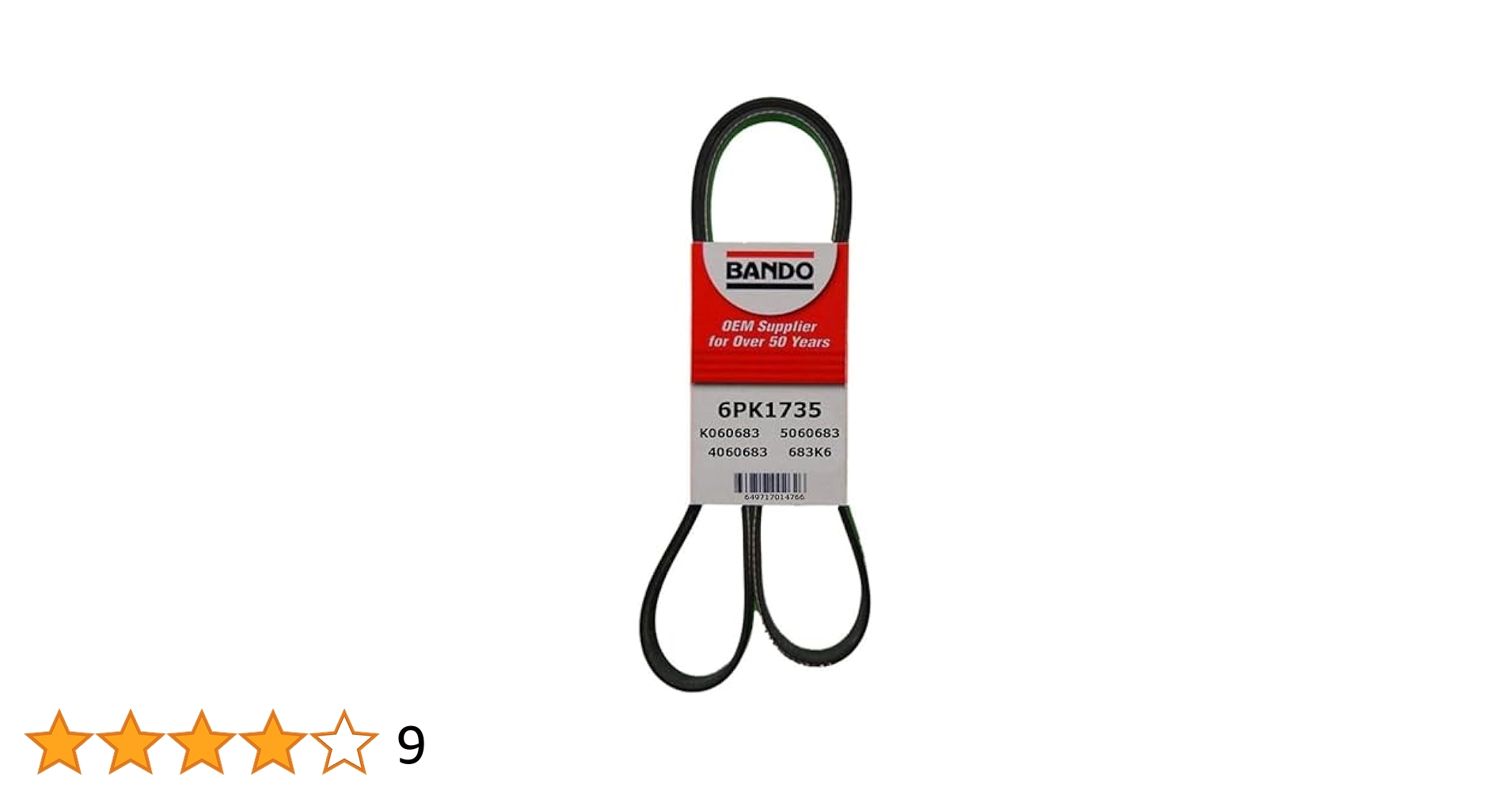 Amazon.com: Bando USA 6PK1735 OEM Quality Serpentine Belt